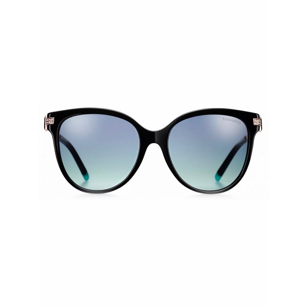 New TIFFANY & CO TF4193B 80019S Black Frame Blue Gradient Sunglasses, Authentic